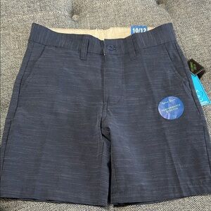 burnside Navy Flat-Front Performance Stretch Men’s Shorts